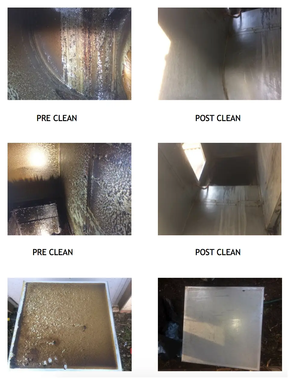 Kitchen Extract Cleaning Case Study December 2016