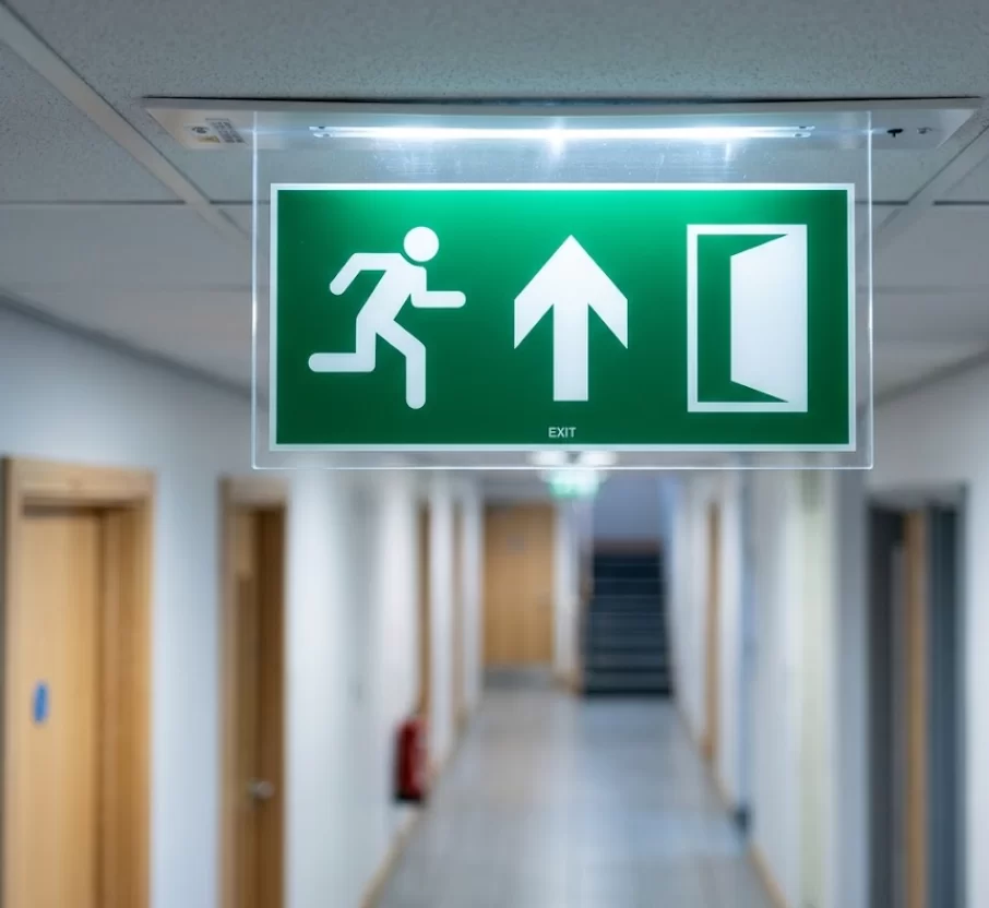 Fire Door Installation Inspection Exit Sign Harrow